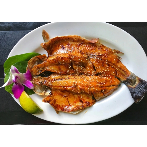 燒烤鮮鱒魚